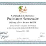 Certificat praticienne